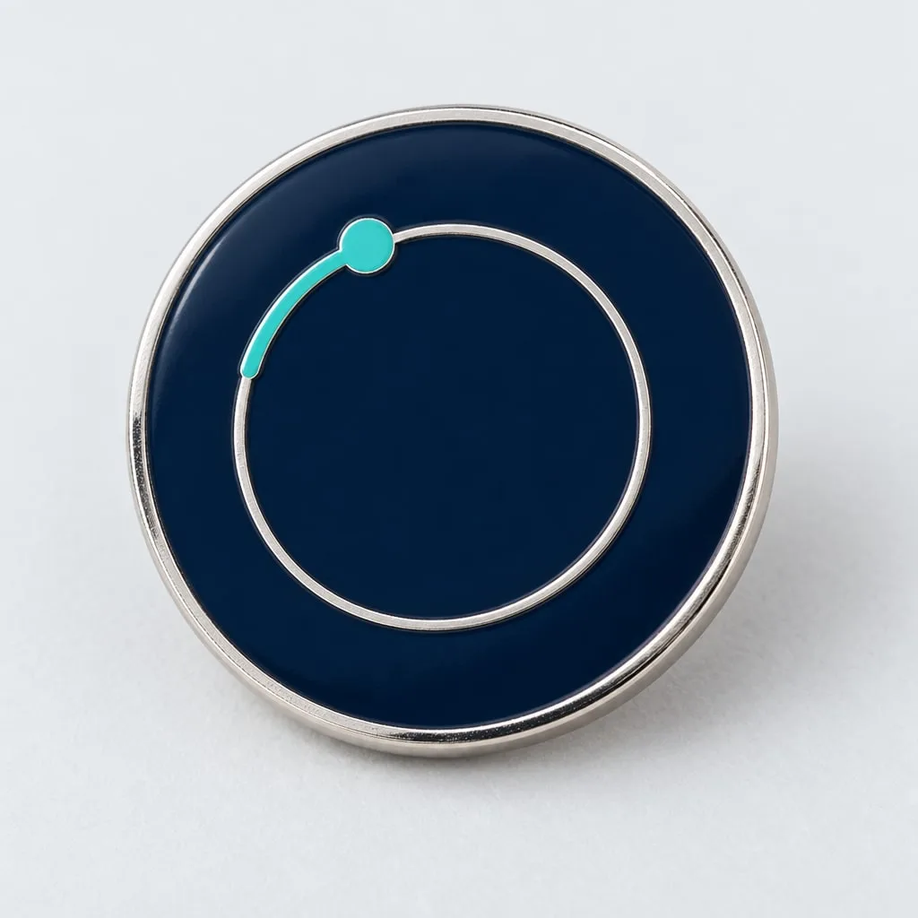 Pin esmaltado: maqueta fotográfica generada con IA