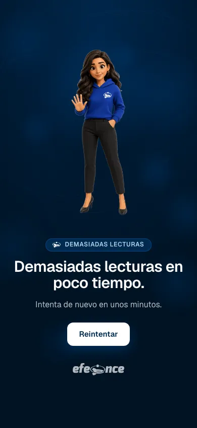 Informe live en móvil: Estado 429. Demasiadas lecturas.