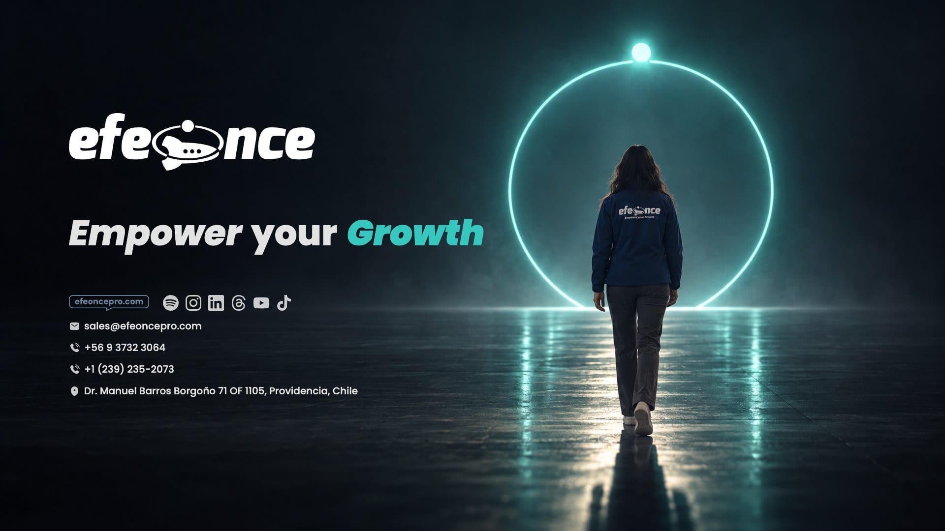 Referencia aprobada: Contraportada de propuesta · «Empower your Growth» hacia la órbita