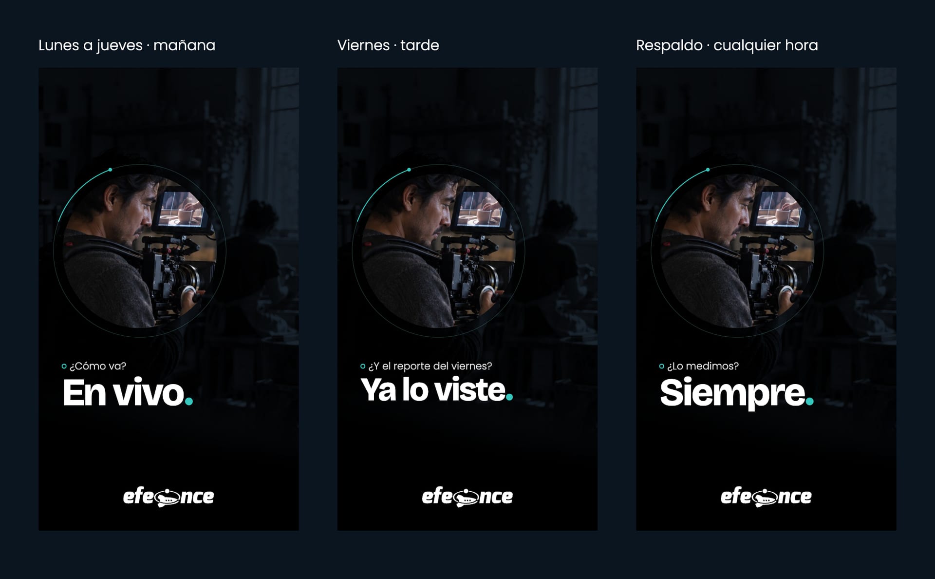 pDOOH · variantes dinámicas (cada una es un estático completo)